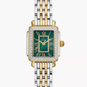 Deco Madison Mini Diamond Two-Tone 18K Gold-Plated Watch