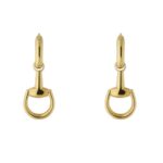Horsebit 18k earrings