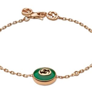 Interlocking 18k chain bracelet