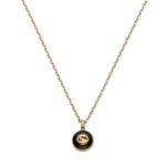 Interlocking 18k chain necklace