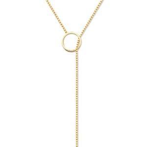 Link to Love 18k lariat necklace