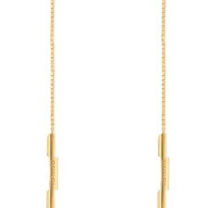 Link to Love 18k chain earrings