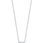 Roberto Coin 18KT White Gold Heart Pendant With Diamonds Necklace