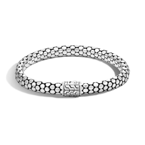 John Hardy Dot Silver Small Chain Bracelet with Pusher Clasp