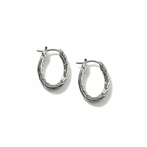 John Hardy Classic Chain 20mm Silver Hoop Earrings