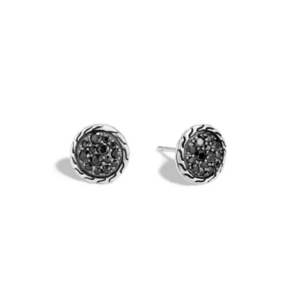 John Hardy Silver Classic Chain Women's Gemstone Stud Earrings