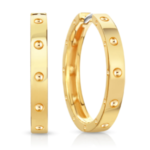 Roberto Coin 18KT Yellow Gold Symphony Pois Moi Hoop Earrings