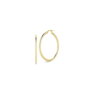 Roberto Coin 18K Yellow Gold Perfect Gold Medium Round Hoop Earrings
