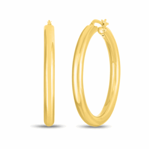 Roberto Coin 18K Gold Classic 40mm Thick Hoop Earrings