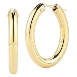 Roberto Coin Medium Oval Hoop Earrings