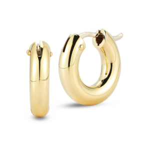 Roberto Coin 18K Yellow Gold Small Round Hoop Earrings
