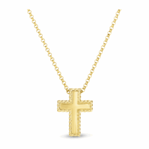 Roberto Coin Small Princess Cross Pendent Necklace