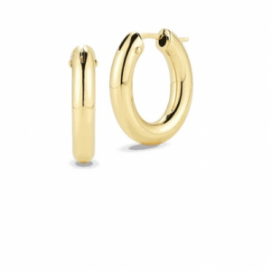 Roberto Coin Perfect Gold Hoops Oval Hoop Earrings