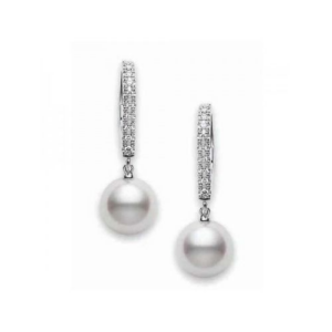 Mikimoto Earrings Classic Elegance Akoya Cultured Pearl
