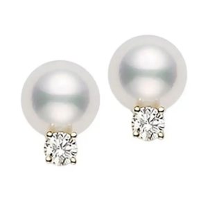 Mikimoto Akoya Cultured Pearl Stud Earrings