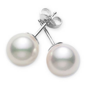 Mikimoto 7.5 mm Akoya Cultured Pearl Stud Earrings