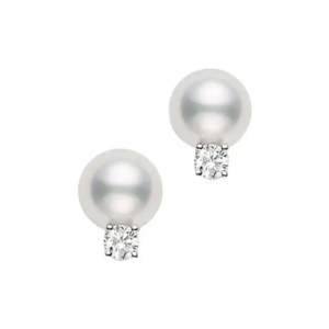 Mikimoto Akoya Cultured Pearl Stud Earrings