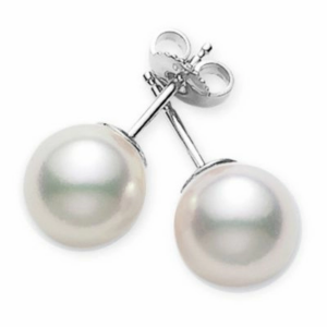 Mikimoto 8 mm Akoya Cultured Pearl Stud Earrings