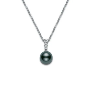 Mikimoto Morning Dew Black South Sea Cultured Pearl Pendant