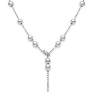 Mikimoto Necklace Pearls in Motion Akoya Pearls White