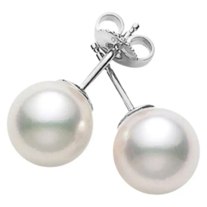 Mikimoto 18K White Gold Pearl Pendant Necklace