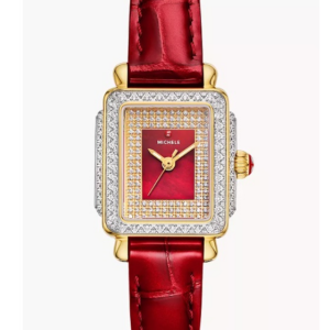 Special Edition Deco Madison Mini Two-Tone 18K Gold-Plated Diamond Pavé Dial Watch