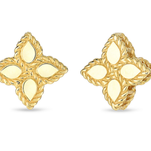 Roberto Coin 18K Yellow Gold Princess Flower Small Stud Earrings