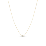 18K Yellow Gold Diamonds By The Inch Single Station Necklace