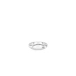 18K White Gold Designer Gold Small Diamond Signet Ring