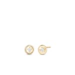 18K Yellow Gold Classic Diamond Earrings