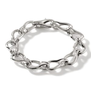 Surf Bracelet, Sterling Silver, 12MM