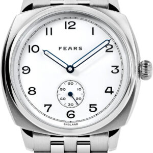 BS23800B.047.124 Brunswick 38 Polar White II on Stainless Steel Bracelet