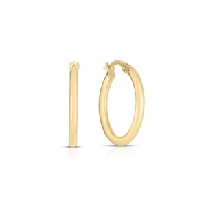 18K Yellow Gold The Perfect Hoop® Classic Earrings