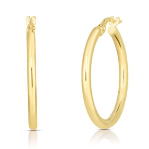 18K Yellow Gold The Perfect Hoop® Classic Earrings