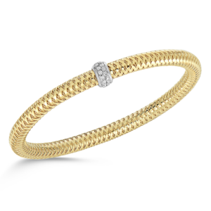 18K Yellow Gold Primavera Diamond Accent Bracelet