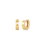18K Yellow Gold Pois Moi Hoop Earrings