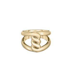 18K Yellow Gold Cialoma Single Knot Ring