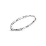 18K White Gold Love In Verona Diamond Bangle
