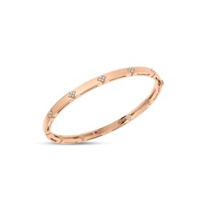 18K Rose Gold Love In Verona Diamond Bangle