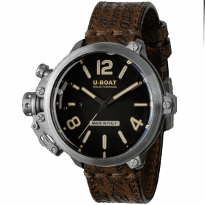 U-Boat Capsule 50mm Ss Bk Be
