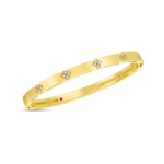 18K Yellow Gold Love In Verona Diamond Bangle