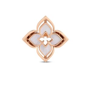 18K Rose Gold Venetian Princess Pirouette Medium Flower Ring