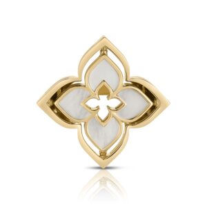 18K Yellow Gold Venetian Princess Pirouette Medium Flower Ring