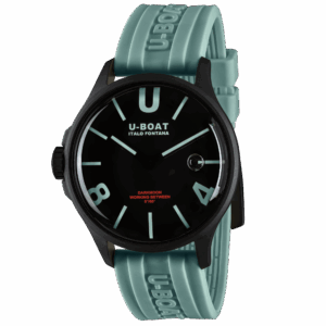 U-Boat Darkmoon Bk Curve Aquamarine Pvd
