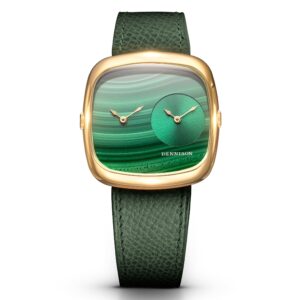 Malachite & Green Sunray In Gold