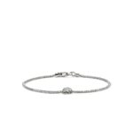 JH Essential Pavé Bracelet, Sterling Silver, Diamonds, 1.8MM