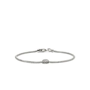 JH Essential Pavé Bracelet, Sterling Silver, Diamonds, 1.8MM