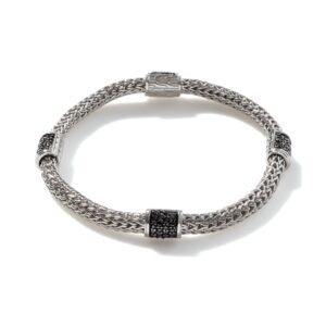 Icon Bracelet, Sterling Silver, Gemstones, 5MM