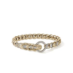 Naga Bracelet, Gold, Diamonds