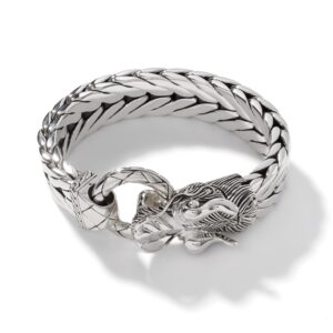 Naga Bracelet, Sterling Silver, 15MM